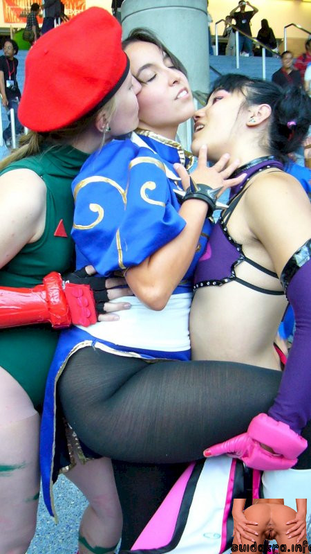 threesome luscious lesbian cosplay fighter lesbian street girl